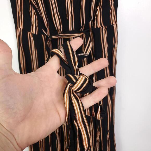 Flying Tomato Jumpsuit Womens Small Wide Leg Flare Hippie Striped 70s Boho - Picture 9 of 9